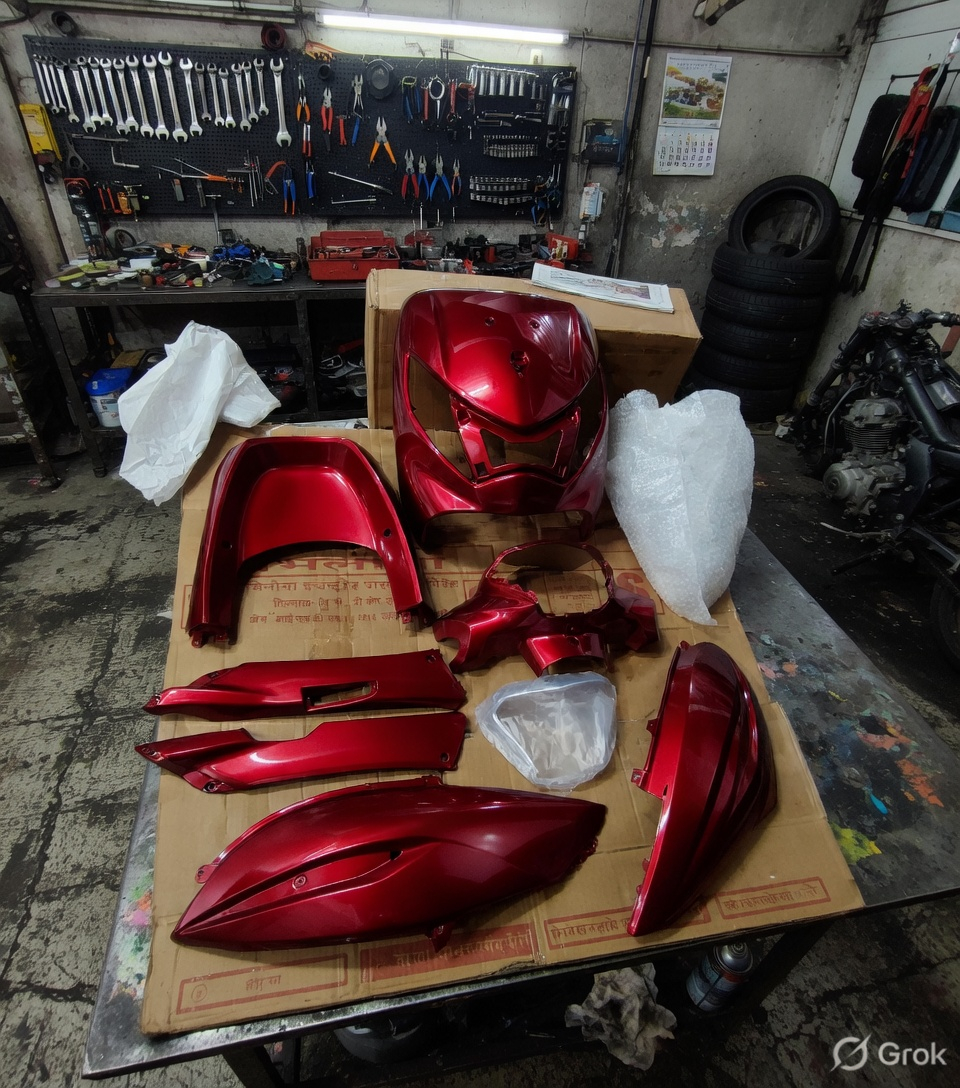 PLEASURE + FRONT FIBER KIT RED